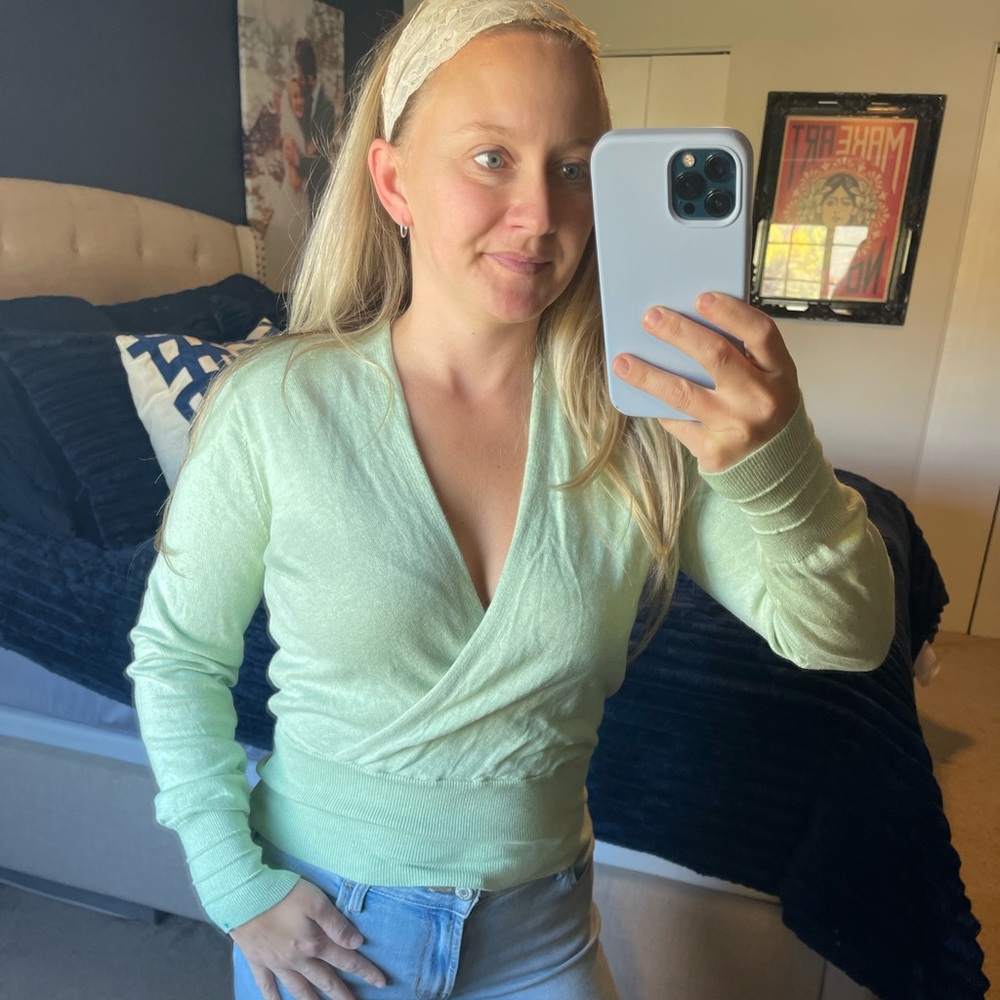 Light Green Knit Sweater Lululemon